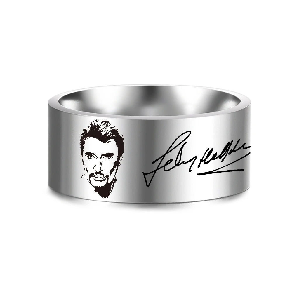 Bague hommage à Johnny