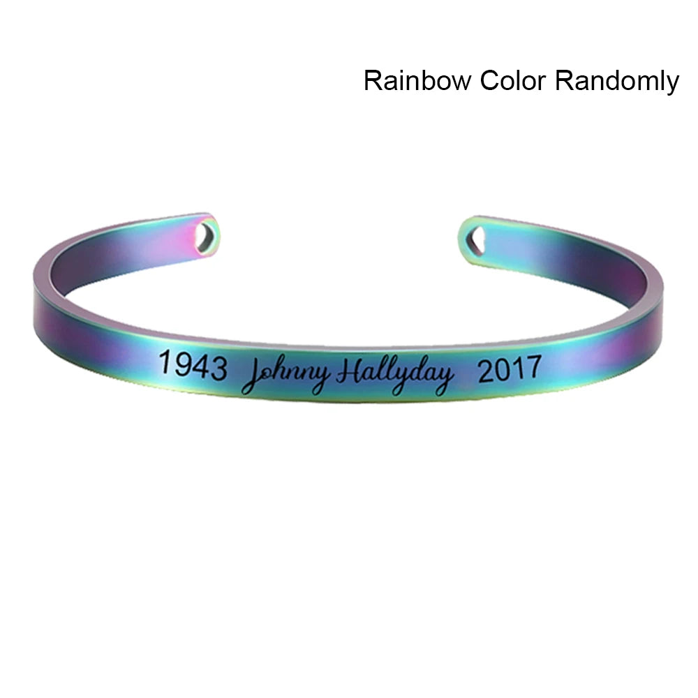 Bracelet hommage à Johnny